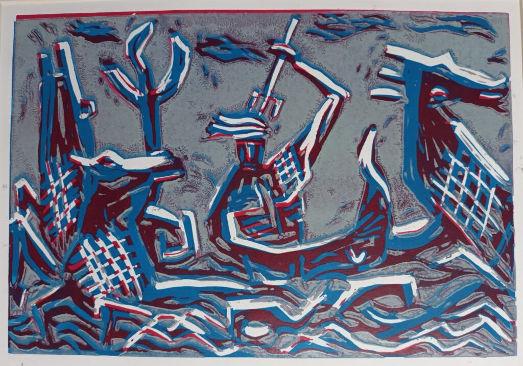 Neptune and Sea Horses Final Work 4